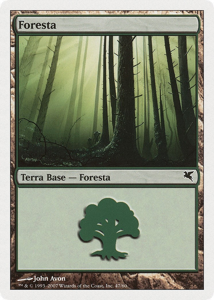 Image for Forest (Italian) - "Foresta" (I47) (I47) (Magic Encyclopedia 2005 (Salvat/Hachette)) - Magic: The Gathering