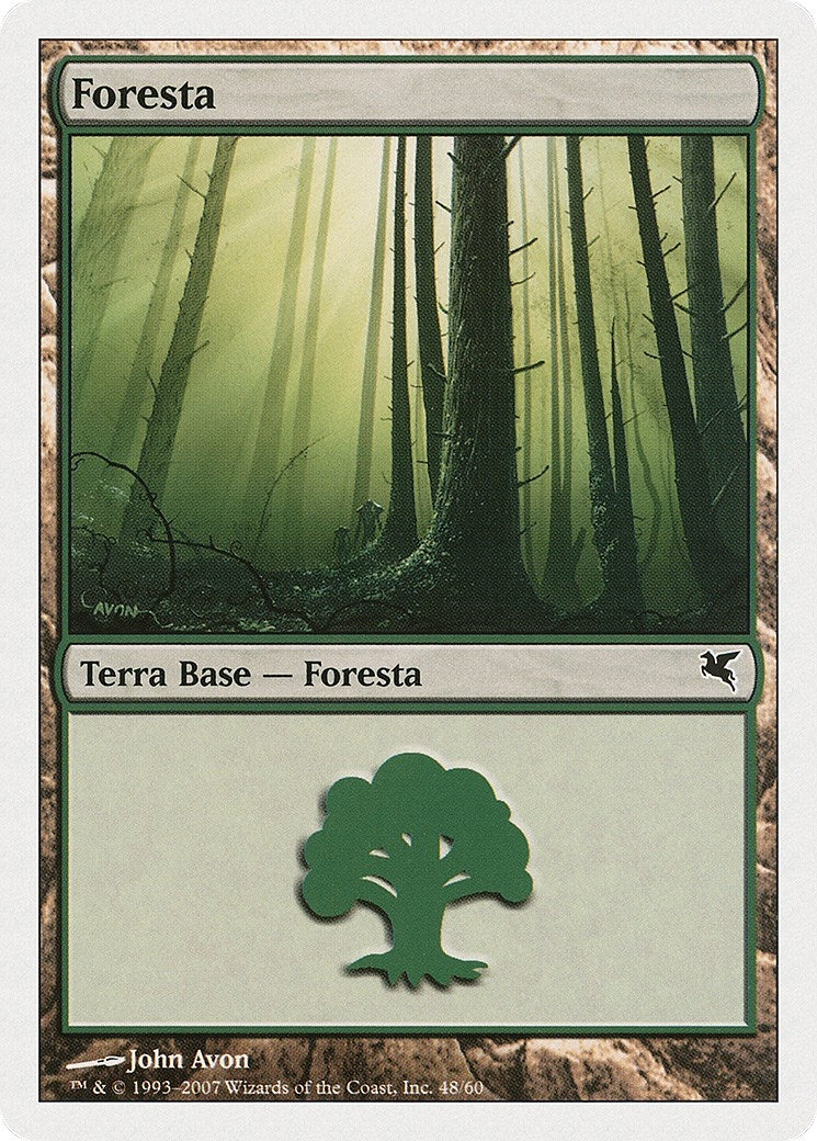 Image for Forest (Italian) - "Foresta" (B48) (B48) (Magic Encyclopedia 2005 (Salvat/Hachette)) - Magic: The Gathering