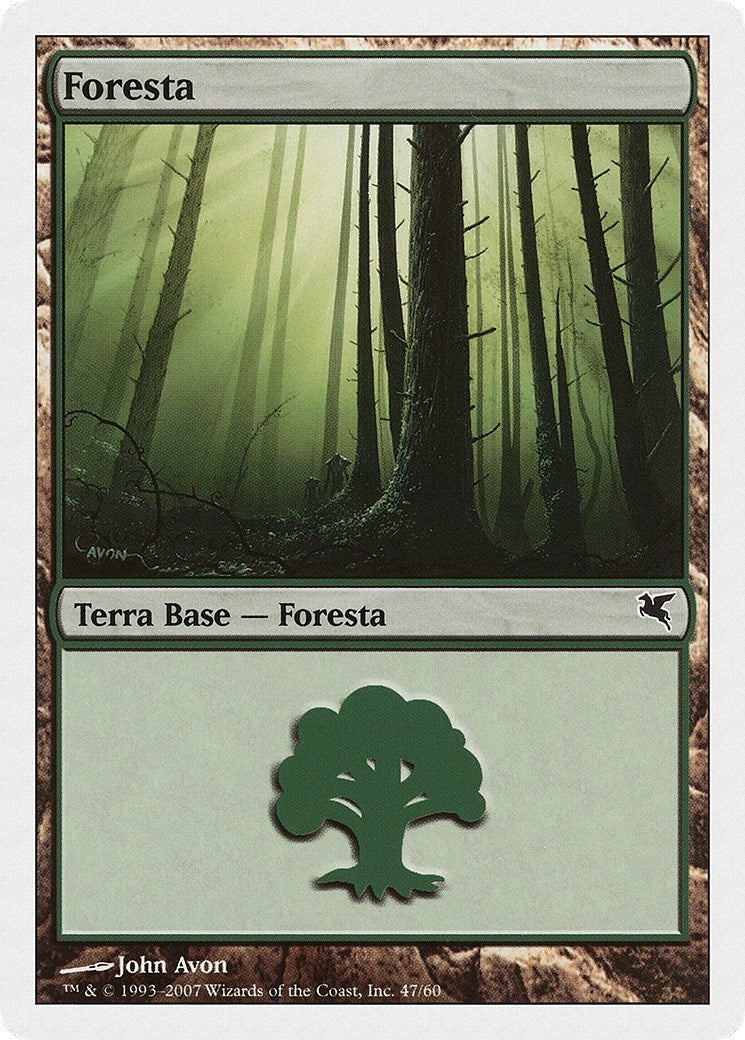 Image for Forest (Italian) - "Foresta" (K47) (K47) (Magic Encyclopedia 2005 (Salvat/Hachette)) - Magic: The Gathering