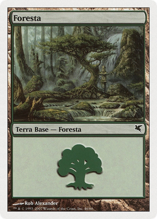 Image for Forest (Italian) - "Foresta" (K46) (K46) (Magic Encyclopedia 2005 (Salvat/Hachette)) - Magic: The Gathering