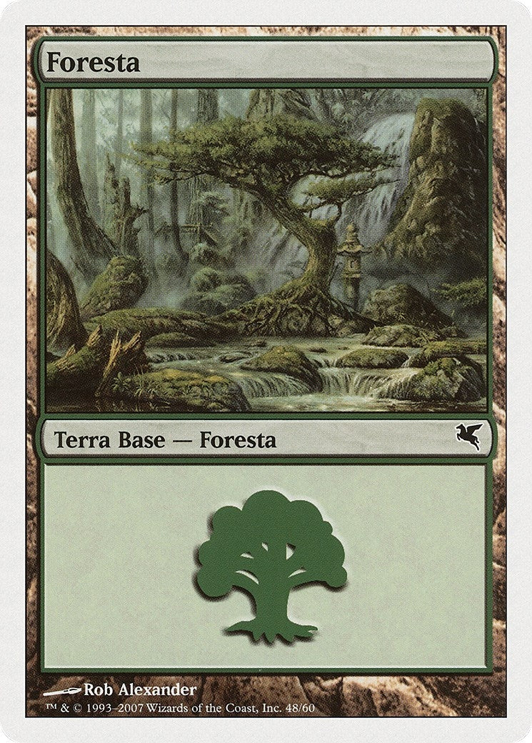Image for Forest (Italian) - "Foresta" (L48) (L48) (Magic Encyclopedia 2005 (Salvat/Hachette)) - Magic: The Gathering