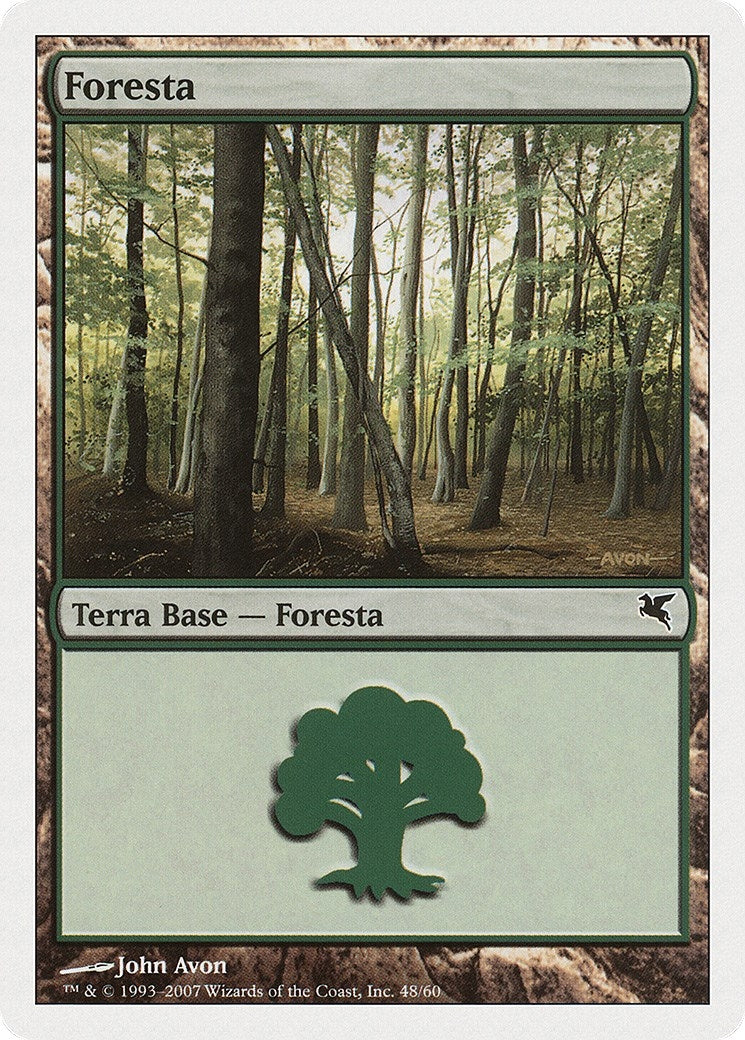 Image for Forest (Italian) - "Foresta" (I48) (I48) (Magic Encyclopedia 2005 (Salvat/Hachette)) - Magic: The Gathering