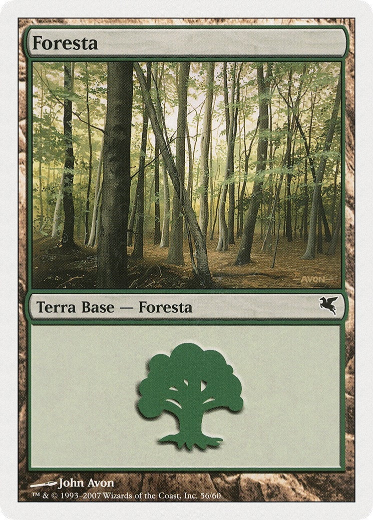 Image for Forest (Italian) - "Foresta" (B56) (B56) (Magic Encyclopedia 2005 (Salvat/Hachette)) - Magic: The Gathering
