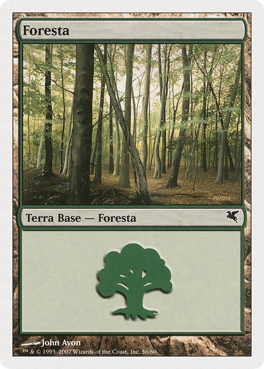 Image for Forest (Italian) - "Foresta" (B56) (B56) (Magic Encyclopedia 2005 (Salvat/Hachette)) - Magic: The Gathering