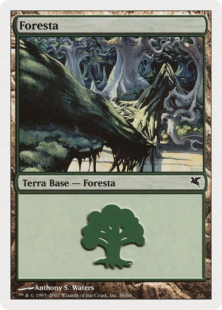 Image for Forest (Italian) - "Foresta" (K56) (K56) (Magic Encyclopedia 2005 (Salvat/Hachette)) - Magic: The Gathering