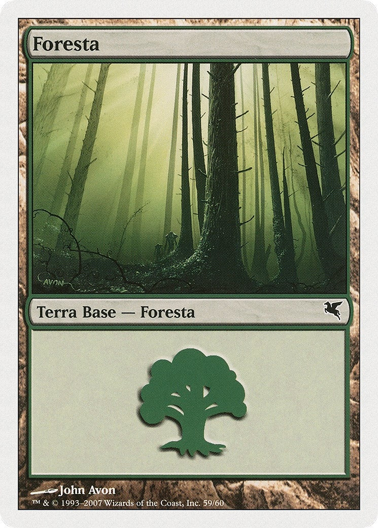 Image for Forest (Italian) - "Foresta" (B59) (B59) (Magic Encyclopedia 2005 (Salvat/Hachette)) - Magic: The Gathering