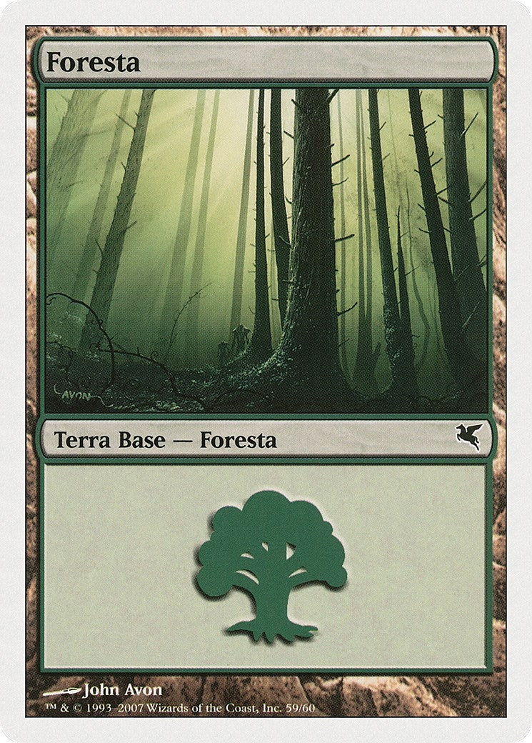 Image for Forest (Italian) - "Foresta" (D59) (D59) (Magic Encyclopedia 2005 (Salvat/Hachette)) - Magic: The Gathering