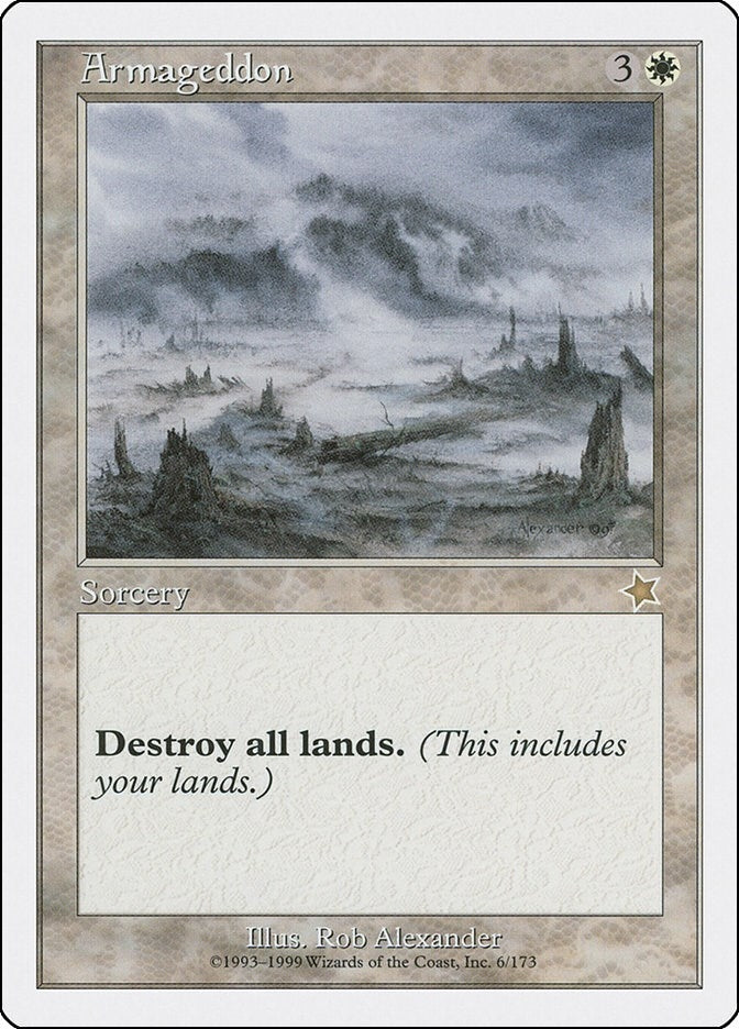 Image for Armageddon (6) (Starter 1999) - Magic: The Gathering