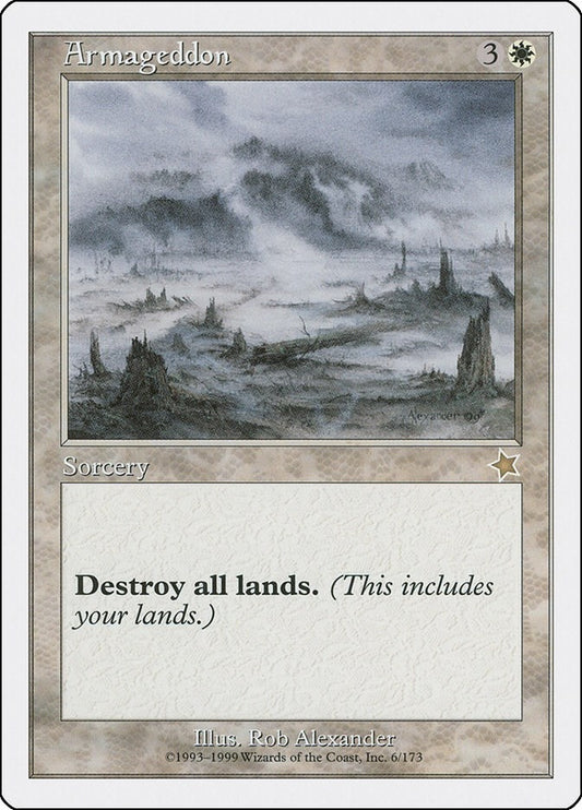 Image for Armageddon (6) (Starter 1999) - Magic: The Gathering