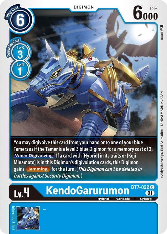 Image for KendoGarurumon (BT7-022 C) (Next Adventure) - Digimon Card Game