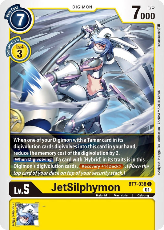 Image for JetSilphymon (BT7-038 U) (Next Adventure) - Digimon Card Game