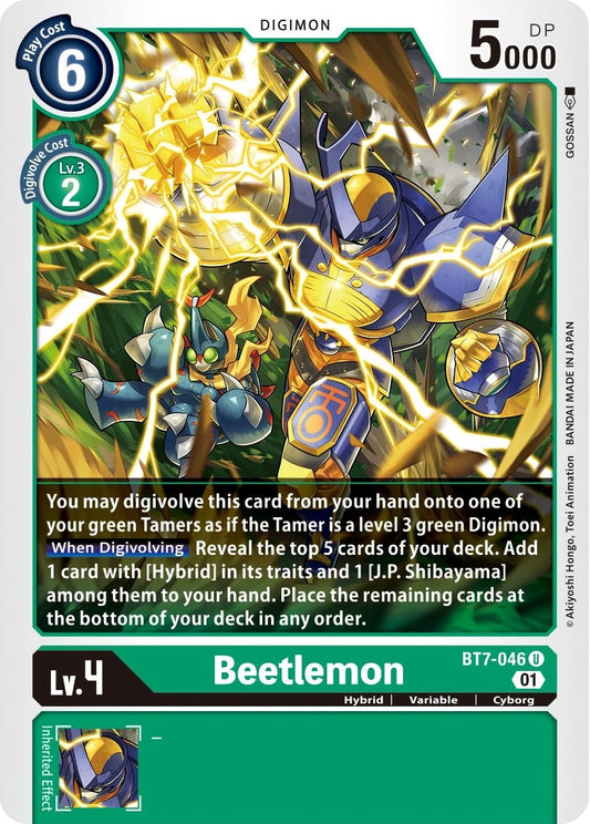 Image for Beetlemon (BT7-046 U) (Next Adventure) - Digimon Card Game