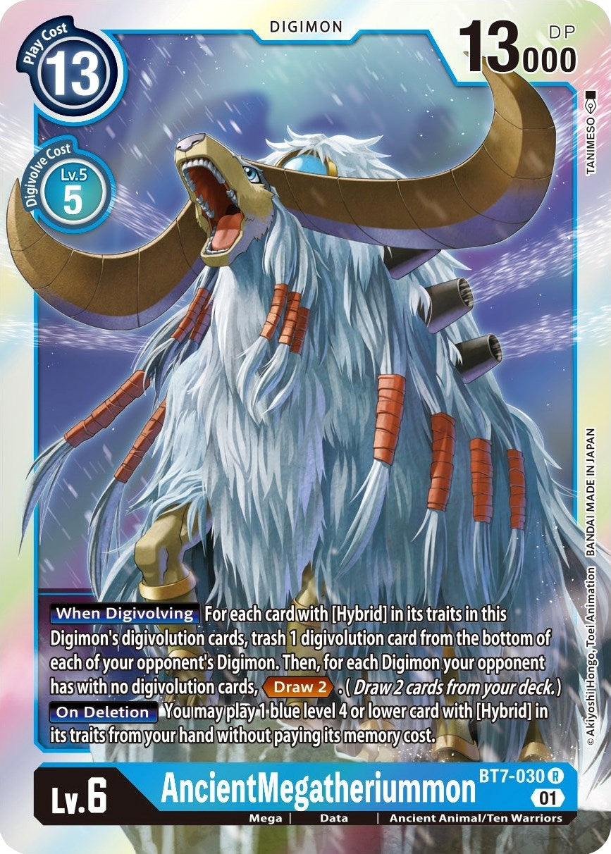 Image for AncientMegatheriummon (BT7-030 R) (Next Adventure) - Digimon Card Game