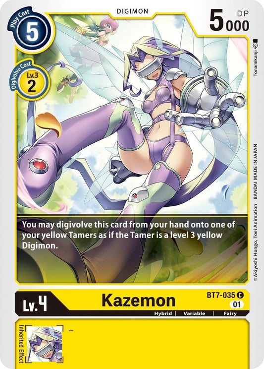 Image for Kazemon (BT7-035 C) (Next Adventure) - Digimon Card Game