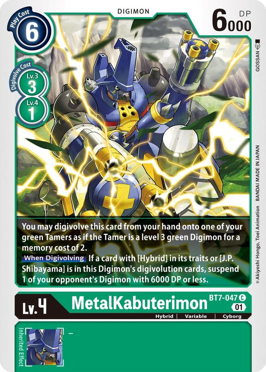 Image for MetalKabuterimon (BT7-047 C) (Next Adventure) - Digimon Card Game