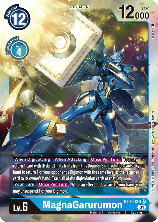 Image for MagnaGarurumon (BT7-029 SR) (Next Adventure) - Digimon Card Game