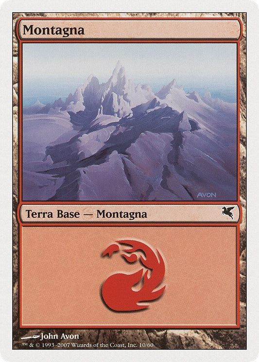 Image for Mountain (Italian) - "Montagna" (I10) (I10) (Magic Encyclopedia 2005 (Salvat/Hachette)) - Magic: The Gathering