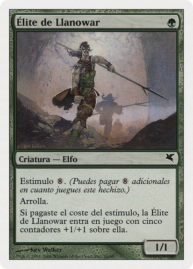 Image for Llanowar Elite (Spanish) - "Élite de Llanowar" (B16) (B16) (Magic Encyclopedia 2005 (Salvat/Hachette)) - Magic: The Gathering