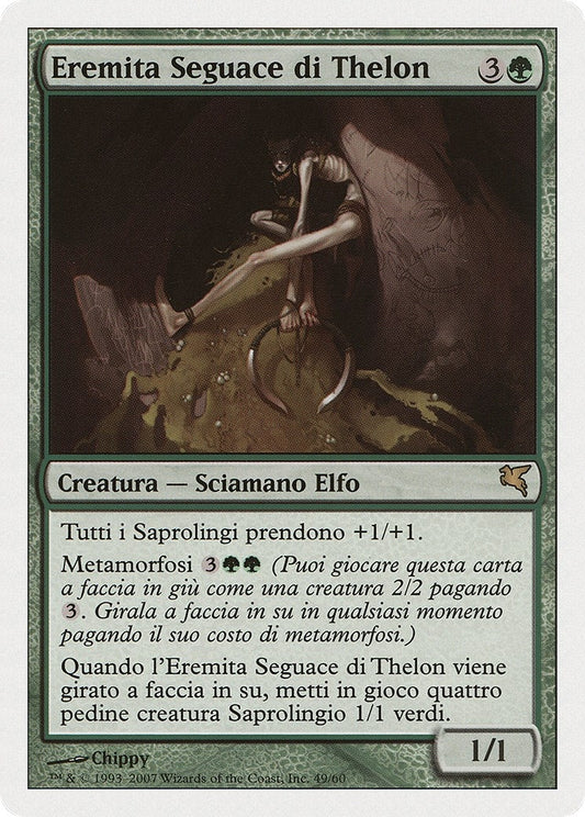 Image for Thelonite Hermit (Italian) - "Eremita Seguace di Thelon" (J49) (Magic Encyclopedia 2005 (Salvat/Hachette)) - Magic: The Gathering