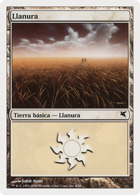 Image for Plains (Spanish) - "Llanura" (G8) (G8) (Magic Encyclopedia 2005 (Salvat/Hachette)) - Magic: The Gathering