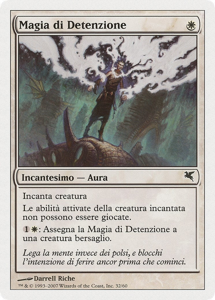 Image for Detainment Spell (Italian) - "Magia di Detenzione" (J32) (Magic Encyclopedia 2005 (Salvat/Hachette)) - Magic: The Gathering