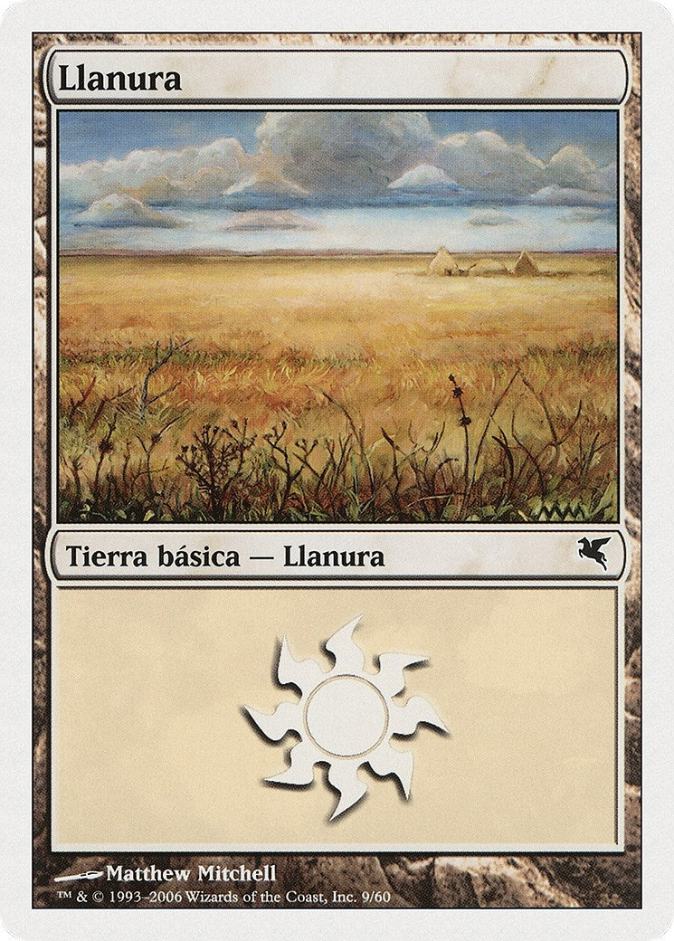 Image for Plains (Spanish) - "Llanura" (C9) (C9) (Magic Encyclopedia 2005 (Salvat/Hachette)) - Magic: The Gathering