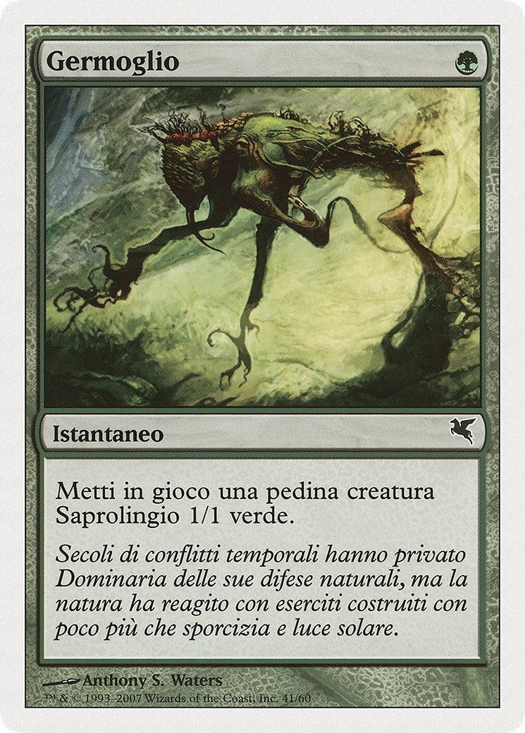 Image for Sprout (Italian) - "Germoglio" (J41) (J41) (Magic Encyclopedia 2005 (Salvat/Hachette)) - Magic: The Gathering