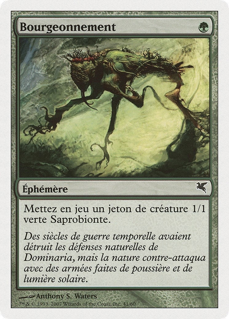 Image for Sprout (French) - "Bourgeonnement" (J41) (J41) (Magic Encyclopedia 2005 (Salvat/Hachette)) - Magic: The Gathering