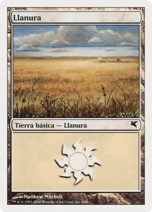 Image for Plains (Spanish) - "Llanura" (G9) (G9) (Magic Encyclopedia 2005 (Salvat/Hachette)) - Magic: The Gathering