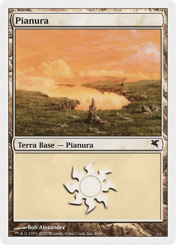 Image for Plains (Italian) - "Pianura" (L9) (L9) (Magic Encyclopedia 2005 (Salvat/Hachette)) - Magic: The Gathering