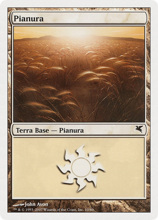 Image for Plains (Italian) - "Pianura" (L10) (L10) (Magic Encyclopedia 2005 (Salvat/Hachette)) - Magic: The Gathering