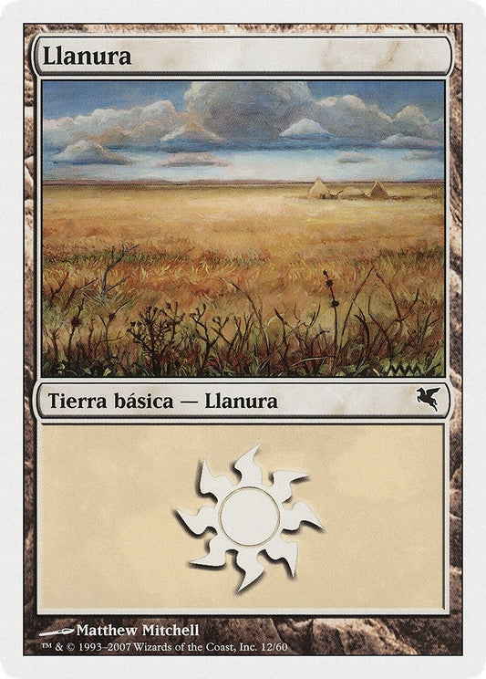 Image for Plains (Spanish) - "Llanura" (J12) (J12) (Magic Encyclopedia 2005 (Salvat/Hachette)) - Magic: The Gathering
