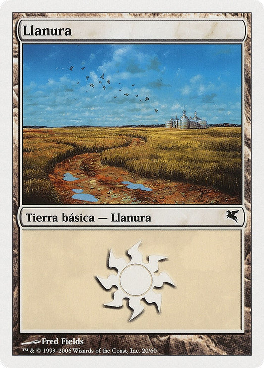 Image for Plains (Spanish) - "Llanura" (C20) (C20) (Magic Encyclopedia 2005 (Salvat/Hachette)) - Magic: The Gathering