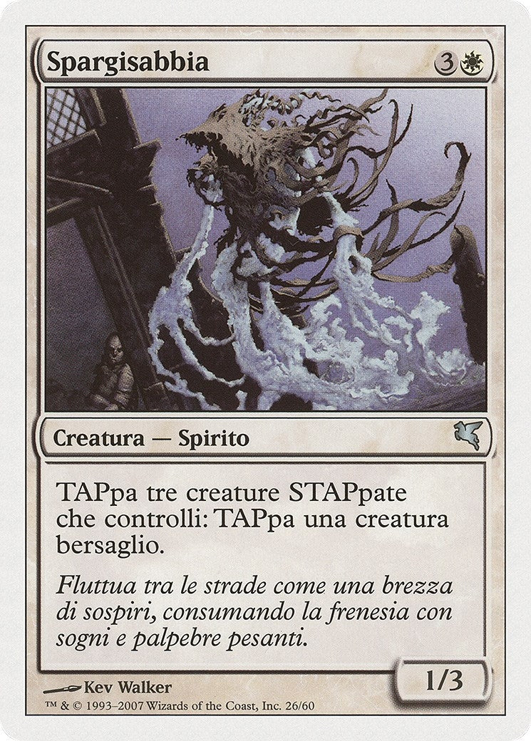 Image for Sandsower (Italian) - "Spargisabbia" (J26) (J26) (Magic Encyclopedia 2005 (Salvat/Hachette)) - Magic: The Gathering