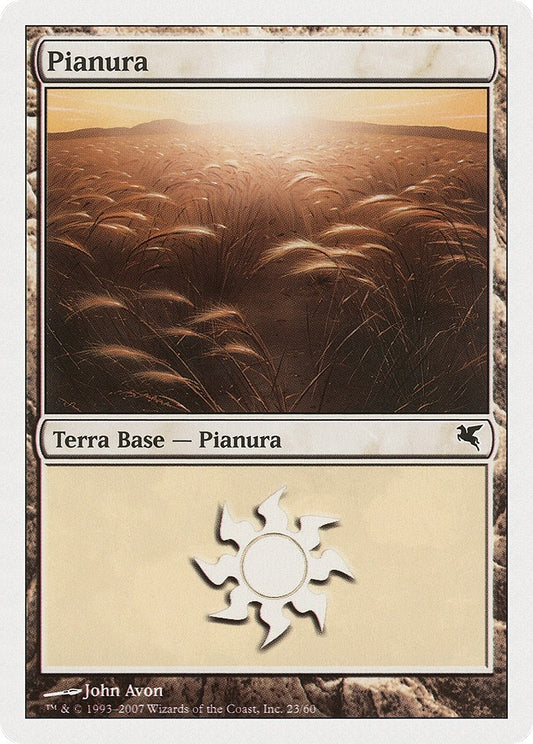 Image for Plains (Spanish) - "Llanura" (J23) (J23) (Magic Encyclopedia 2005 (Salvat/Hachette)) - Magic: The Gathering