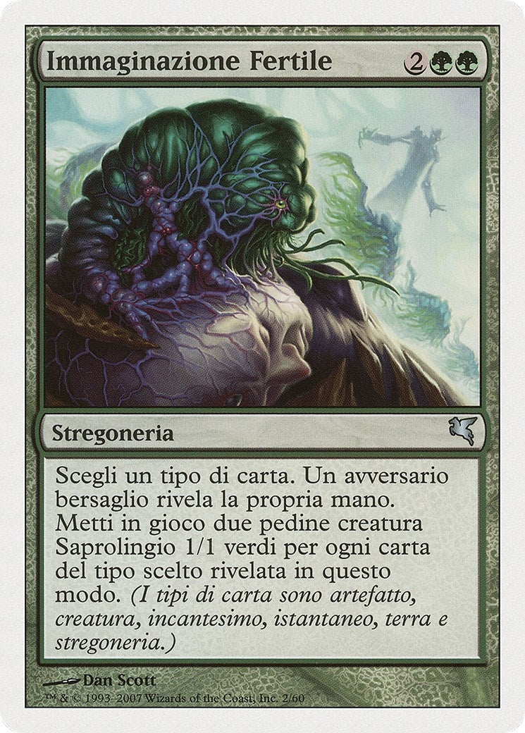 Image for Fertile Imagination (Italian) - "Immaginazione Fertile" (J2) (J2) (Magic Encyclopedia 2005 (Salvat/Hachette)) - Magic: The Gathering