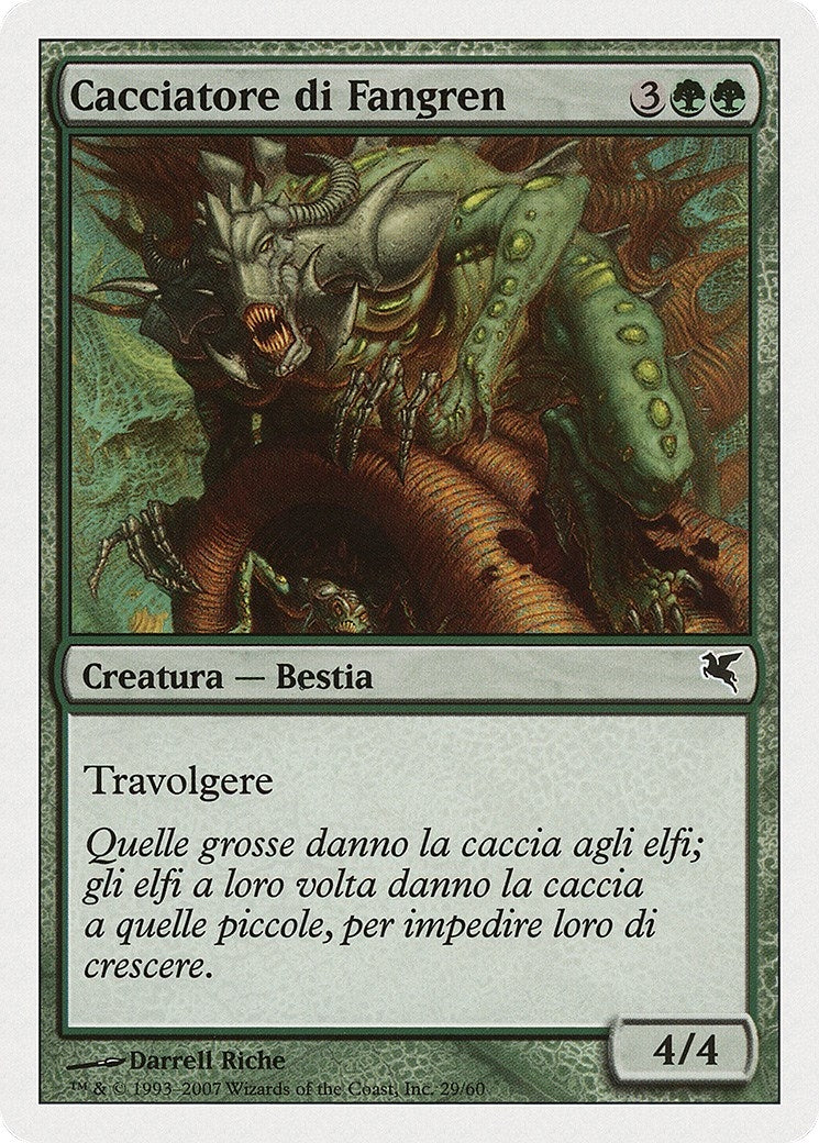 Image for Fangren Hunter (Italian) - "Cacciatore di Fangren" (K29) (Magic Encyclopedia 2005 (Salvat/Hachette)) - Magic: The Gathering