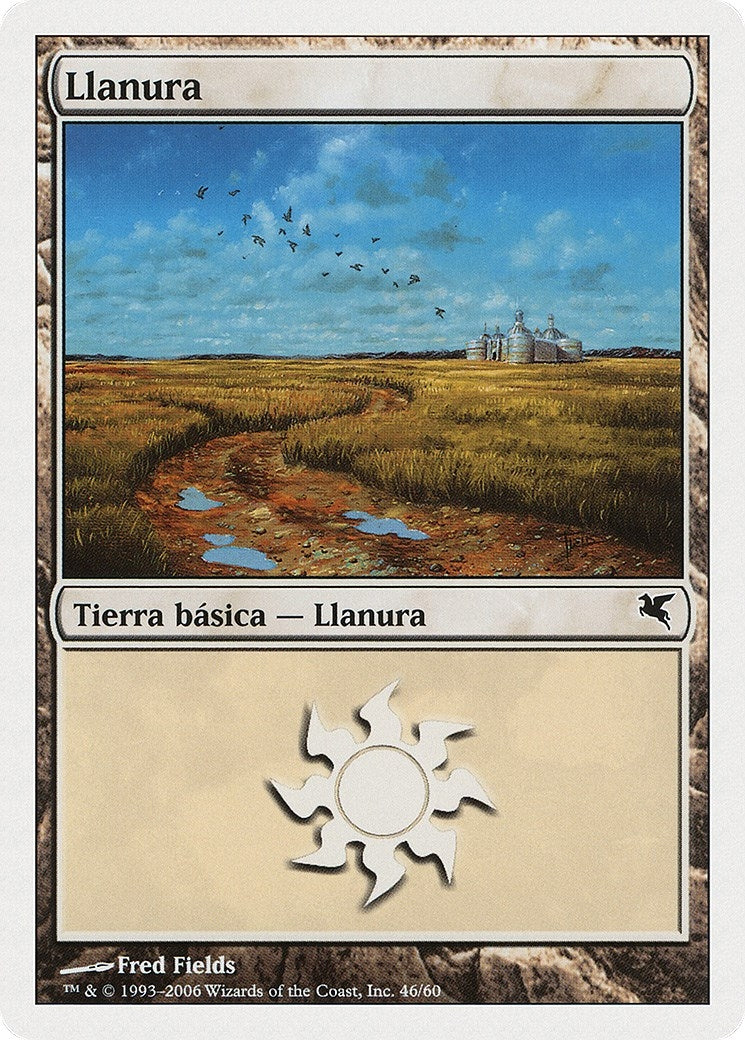 Image for Plains (Spanish) - "Llanura" (G46) (G46) (Magic Encyclopedia 2005 (Salvat/Hachette)) - Magic: The Gathering
