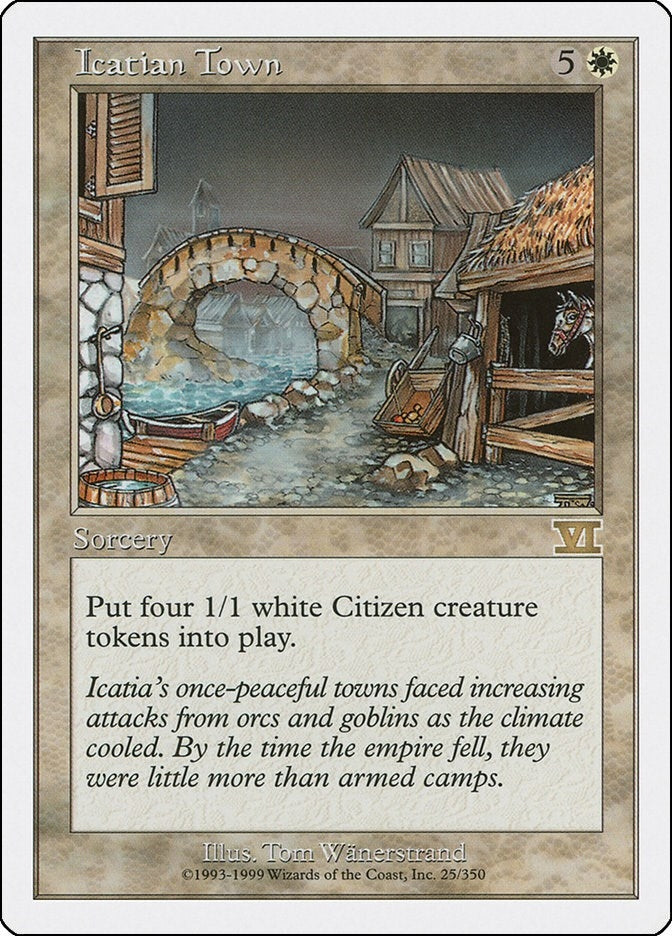 Image for Icatian Town (25) (Classic Sixth Edition) - Magic: The Gathering
