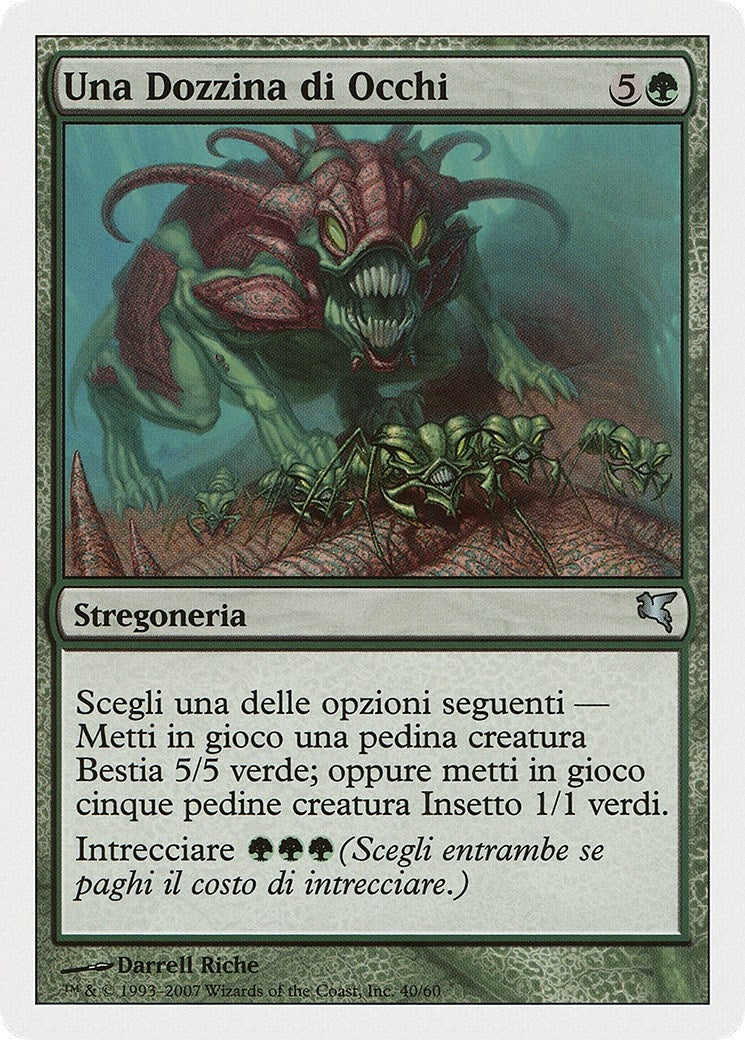 Image for One Dozen Eyes (Italian) - "Lumaca della Forgia" (K40) (Magic Encyclopedia 2005 (Salvat/Hachette)) - Magic: The Gathering