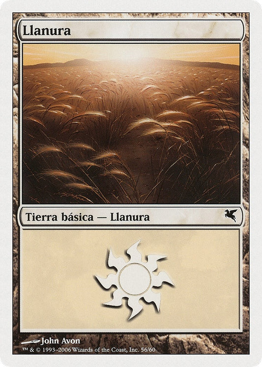 Image for Plains (Spanish) - "Llanura" (C56) (C56) (Magic Encyclopedia 2005 (Salvat/Hachette)) - Magic: The Gathering