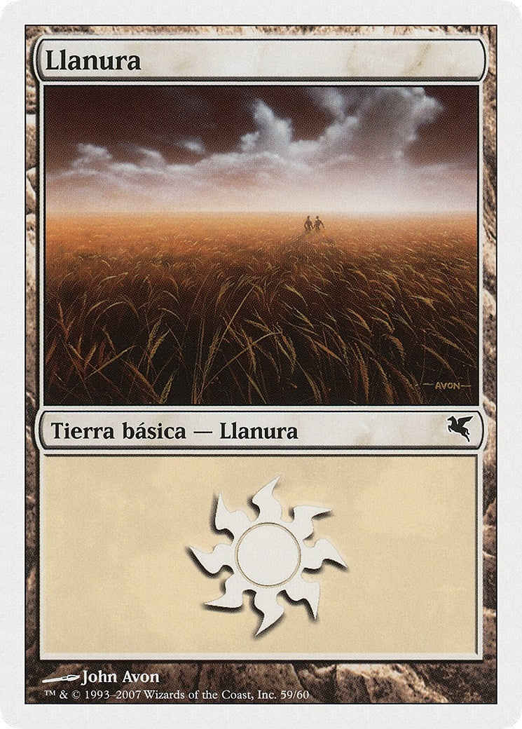 Image for Plains (Spanish) - "Llanura" (J59) (J59) (Magic Encyclopedia 2005 (Salvat/Hachette)) - Magic: The Gathering