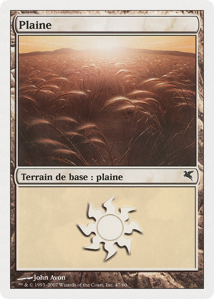 Image for Plains (French) - "Plaine" (J47) (J47) (Magic Encyclopedia 2005 (Salvat/Hachette)) - Magic: The Gathering