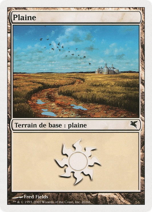 Image for Plains (French) - "Plaine" (C20) (C20) (Magic Encyclopedia 2005 (Salvat/Hachette)) - Magic: The Gathering