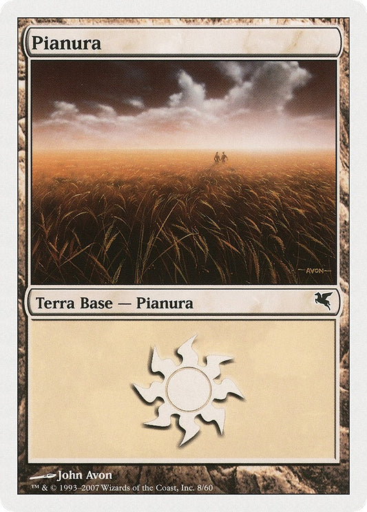 Image for Plains (Italian) - "Pianura" (C8) (C8) (Magic Encyclopedia 2005 (Salvat/Hachette)) - Magic: The Gathering