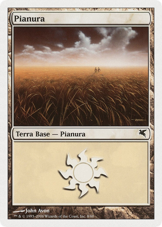 Image for Plains (Italian) - "Pianura" (G8) (G8) (Magic Encyclopedia 2005 (Salvat/Hachette)) - Magic: The Gathering