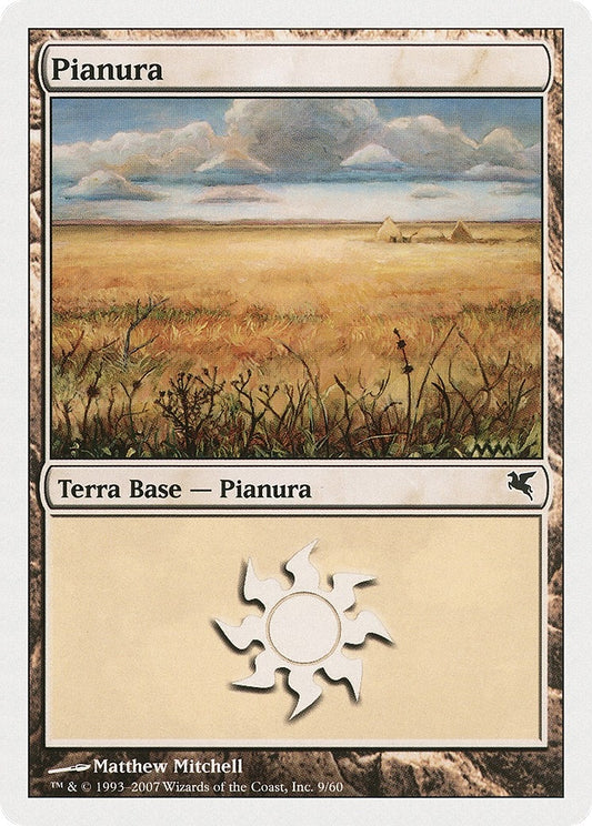 Image for Plains (Italian) - "Pianura" (C9) (C9) (Magic Encyclopedia 2005 (Salvat/Hachette)) - Magic: The Gathering