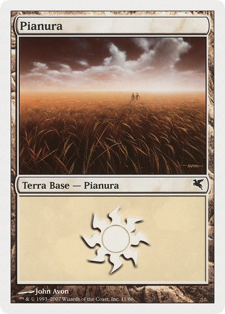 Image for Plains (Italian) - "Pianura" (J11) (J11) (Magic Encyclopedia 2005 (Salvat/Hachette)) - Magic: The Gathering