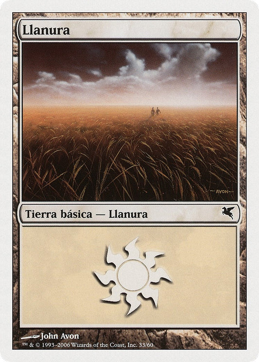Image for Plains (Italian) - "Pianura" (G33) (G33) (Magic Encyclopedia 2005 (Salvat/Hachette)) - Magic: The Gathering