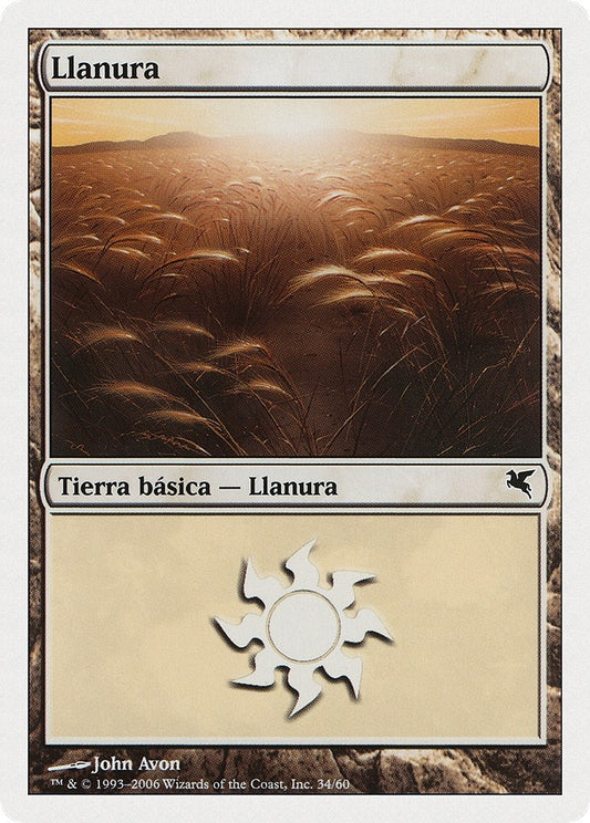 Image for Plains (Italian) - "Pianura" (C34) (C34) (Magic Encyclopedia 2005 (Salvat/Hachette)) - Magic: The Gathering